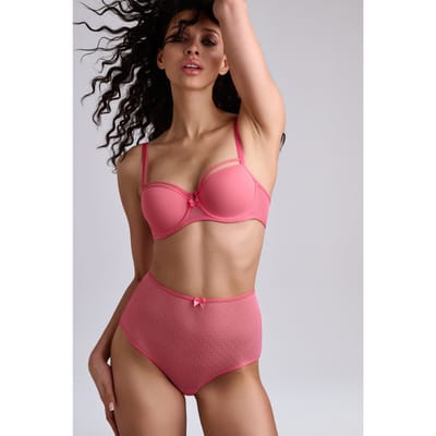 Marlies Dekkers Peekaboo Pink Lemonade Plunge Balcony Bra Größe: 70B | BHs Outlet | Damen | Rosa