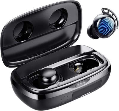 Draadloze Oordopjes met 100u Speeltijd en IPX8 Waterdichtheid - Bluetooth 5.0 Aanraakbediening