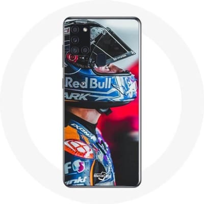 Coque - maniacase - Samsung Galaxy A21S - Moto GP - Souple - Protection et décoration noir