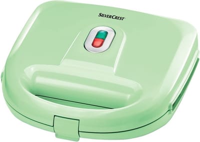 Silvercrest Wafelijzer 3-in-1 - Mint - 3 wissel bakplaten - Donuts - Wafels in vormpjes - Belgische wafels - 750W