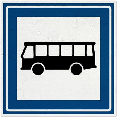 Bushalte bord - L3B | Sign Again materiaal | 30 x 30 cm