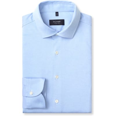 Overhemd Lange Mouw Olymp Signature Overhemd Jersey Lichtblauw