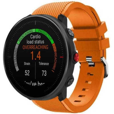 Polar Vantage M twill siliconen band (oranje)
