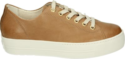 Paul Green - 4790 - Lage sneakersDames sneakers - Kleur: Cognac - Maat: 35.5
