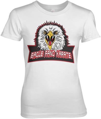 Cobra Kai Eagle Fang Karate Girly Tee dames-T-shirt White