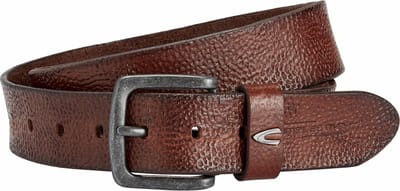 camel active Leren riem - Maat menswear-S - Bruin