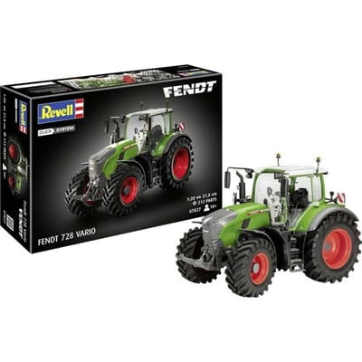 Revell Modelbouwpakket Landbouwvoertuigen - 07827 Easy Click System - Fendt 728 Vario - Tractor - Landbouwvoertuig Plastic - 1:20 - Modelbouw