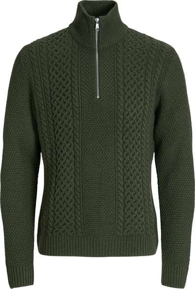 Jack & Jones Paul Knit Half Zip Sweater Heren - Maat L