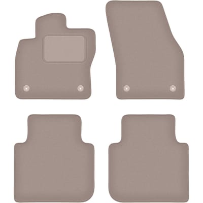 Beige veloursmatten voor: Skoda Kodiaq crossover (2016-)