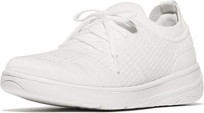 FitFlop FitFlop Super-Q Knit Slip-On Laced Sneakers WIT - Maat 37