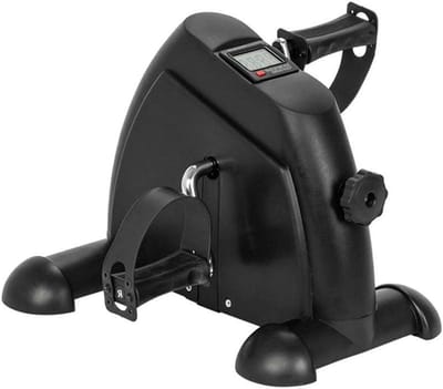 Pedaal Hometrainer - Mini Fiets - Benen Trainen - LCD Scherm - 30 cm Hoogte - Zwart