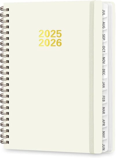 Academische Agenda 2025-2026: Week- en Maandkalender A5 met Tabs - Harde Kaft voor Studenten en Leraren