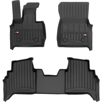 FROGUM – 3D Rubber Vloermatten voor MERCEDES G-Klasse W464 (2018+) – Set van 3 – TPE – Hoge rand 6 cm