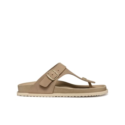 GEOX SANDYBETT DAMES Sandalen - LICHT TAUPE - Maat 40