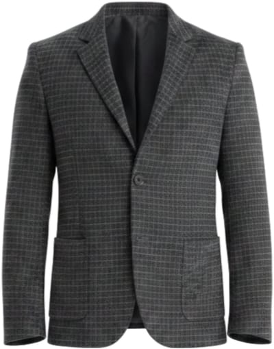 OMBRE Blazer - Regular Fit - Lange Mouw - Knopen Grafiet S