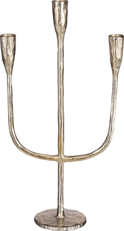 Stretto candelabra - L21 x W10 x H41 cm - Gold