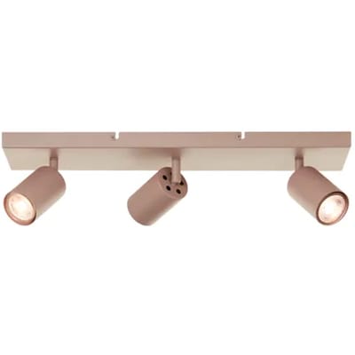 Brilliant Jello - Plafondlamp - LED GU10 3x5W - 350lm - 3000K - Dimbaar - Champagne