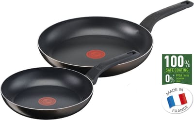 Tefal Extra Cook & Clean koekenpannenset 24/28 cm - Niet Geschikt Voor Inductie