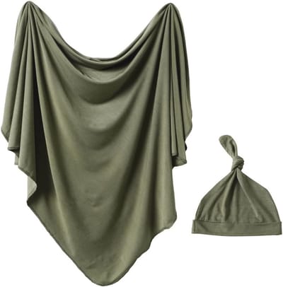 Inbakerdeken met Hoed Set voor Pasgeborenen – 114x114cm – Perfecte Babycadeau