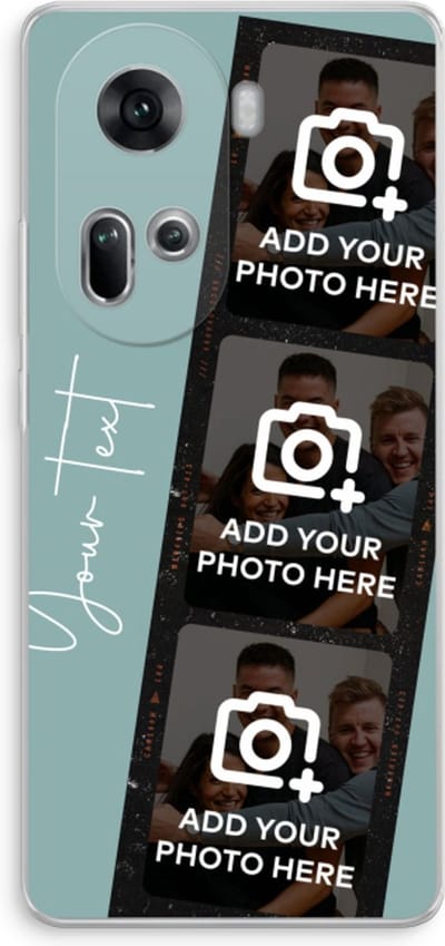 Gepersonaliseerd - Case Company® - Hoesje geschikt voor Oppo Reno 11 hoesje - Filmrol N°1 - Soft Cover Telefoonhoesje - Bescherming aan alle Kanten en Schermrand