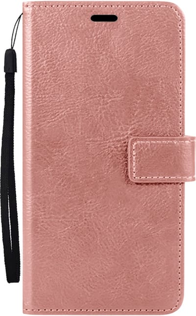 Hoes - Met Pasjeshouder - Geschikt voor Apple iPhone Air - Luxe Bookcase Portemonee - Flip Case - Kunstleer Book Case - Flipcase - Book Cover - Walletcase - PortemonneeHoes - Rosé goud