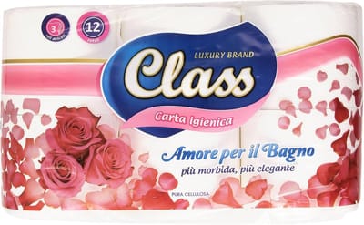 Toiletpapier - Zacht Papier - Dagelijks Gebruik - 3 Zachte Lagen - 12 Rollen - Wit
