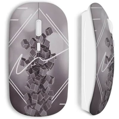 Abstracte grafische draadloze muis
