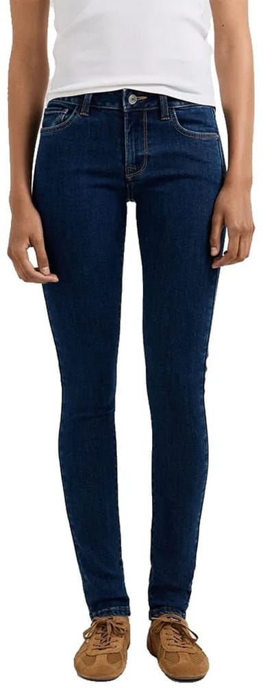 Pepe Jeans Soho Pl20458385ca Slim Fit Lage Taille Jeans Blauw 25 / 30 Vrouw