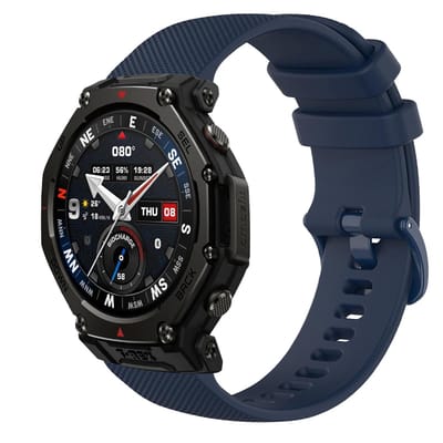 Dailygoods - Zachte Siliconen Horlogeband 22 mm voor Sportieve Activiteiten