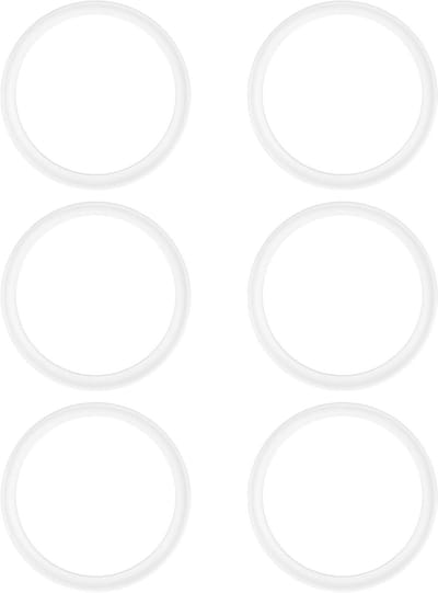 6 Stuks Siliconen Vervangingsringen, Ronde Precisie Pasdeksels voor OmieBox, Lekvrije en Voedselveilige Accessoires voor Bento Boxen