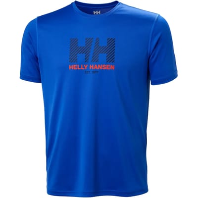 Helly Hansen Tech Graphic 2.0 Korte Mouwen Basislaag Blauw S Man
