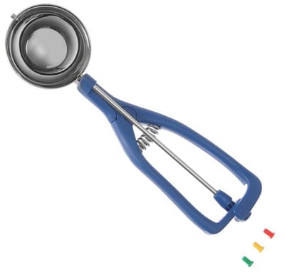 STOCKEL Serie - IJslepel - Roestvrij Staal - Poliamide Handvat - 56mm