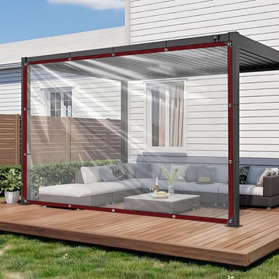 RWB® Veranda Zeil - Transparant Zeil - Afdekzeil - Transparant - 29 x 20 x 10 cm