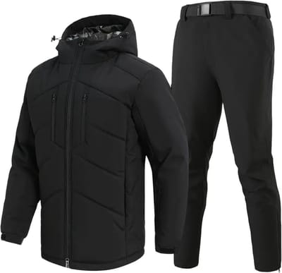 Bovista Skipak - SkiBroek - Skijas - Ski Suit - Wintersport - Heren - 2-Delig - Zwart - Winter - Maat S
