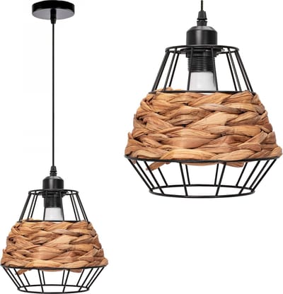 Toolight App989-1Cp Hanglamp Zwart 20X22,5X85Cm