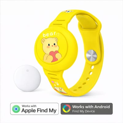 Kinderhorloge - gps armband – werkt met Android Find My Hub - Kinderhorloge met gps - Bluetooth Tracker – Kinderhorloge jongen - Kinderhorloge meisje - Waterdicht – Inclusief tracker - Met geluidssignaal