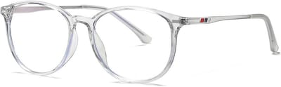Blauwlichtfilter Bril - Computerbril Dames - Schermtijd Bescherming - Lichtgewicht Montuur - 58 mm Lensbreedte - Transparant