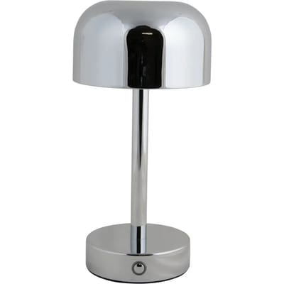 Leitmotiv Tafellamp James LED - Zilver - 12.5x12.5x24.5cm - Scandinavisch