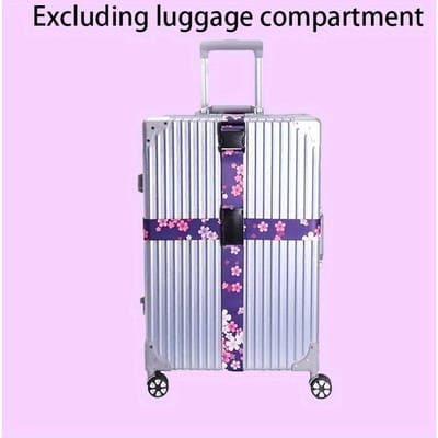 1 ST Buitenlandse Reis Koffer Bindband Reis Trolley Koffer Bagage Verpakkings Touw Bagage Trolley Koffer Veiligheids Bindband Baggage strap without password white