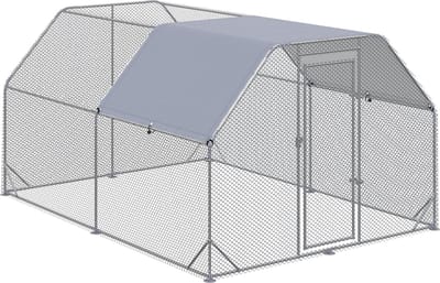 PawHut Hühnerstall mit Sonnenschutzdach D51-373V01
