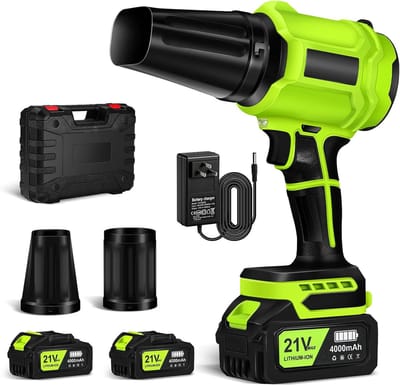 Draadloze Bladblazer - Krachtige Tuinblower - Gazononderhoud - Borstelloze Motor - 800.000 RPM