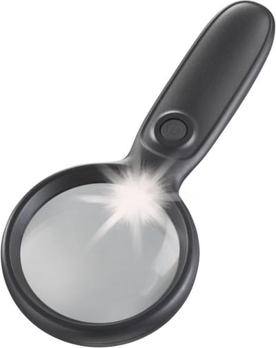 Vergrootglas met LED-lamp - 4x vergroting voor lezen, knutselen en gedetailleerd werk