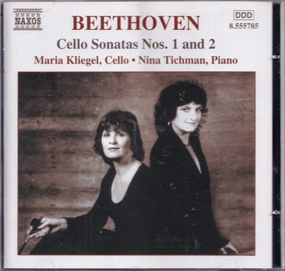 Cello Sonatas Nos. 1 and 2 - Ludwig van Beethoven - Maria Kliegel, Nina Tichman