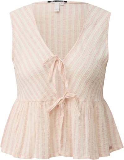 Dames knoopblouse QS Regular Fit