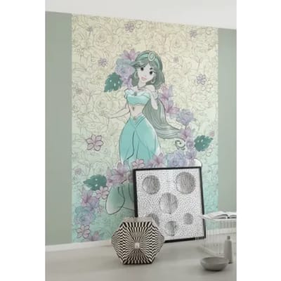 Fotobehang - Jasmin Pale Flowers 200x280cm - Vliesbehang