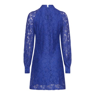 Karen korte jurk in blauw