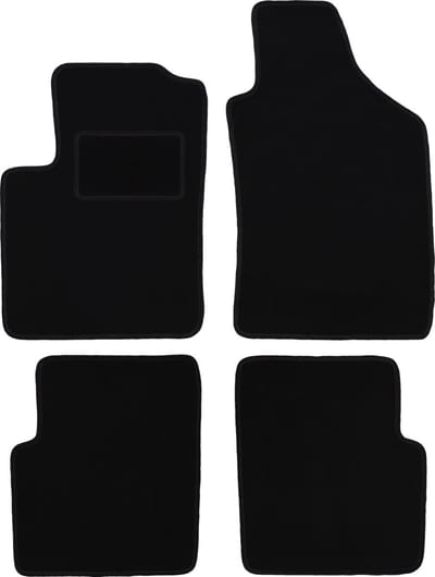 Zwarte veloursmatten voor: Lancia Ypsilon III hatchback (2011-)