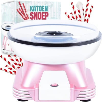 SCH® Suikerspinmachines - Roze - ‎28cm x 28cm x 22cm