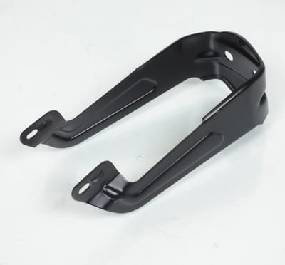 Pont pontet support de garde boue avant noir pour mobylette Peugeot 103 Fox Neuf
