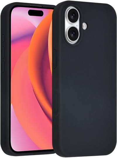 TUNIQ telefoonhoesje voor Apple iPhone 17 - Siliconen backcover - Zwart